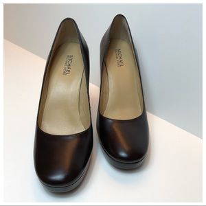 Michael Kors Brown Platform Heels Size 8 1/2